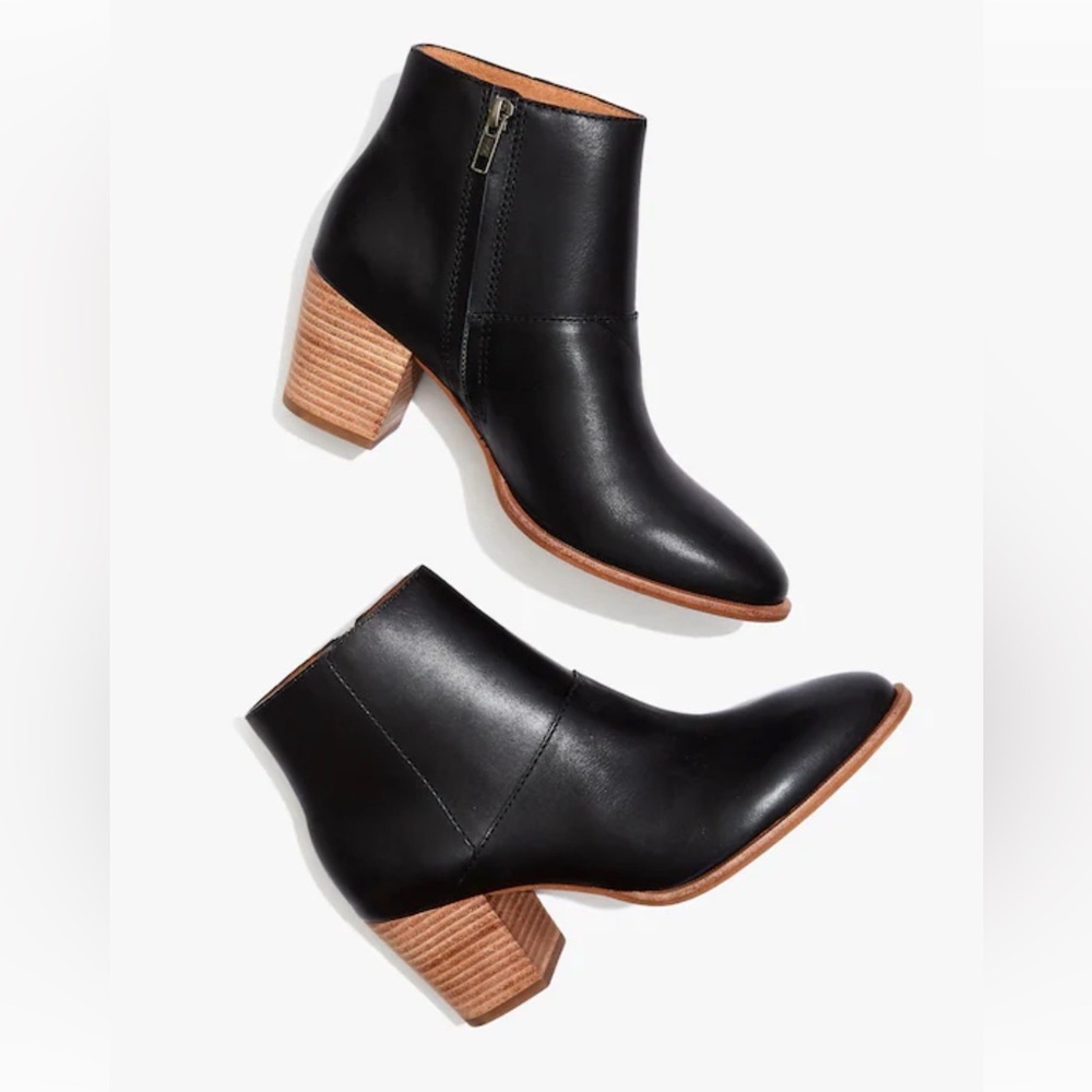 Madewell The Rosie Ankle Boot in leather